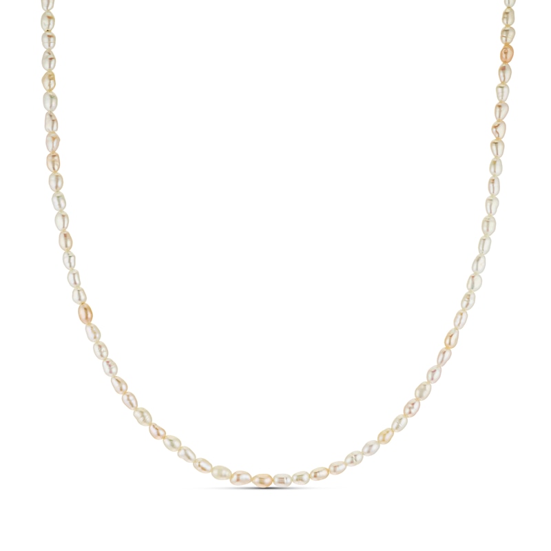 Main Image 1 of Sterling Silver 16+2" Cultured Freshwater Pearl Beaded Necklace