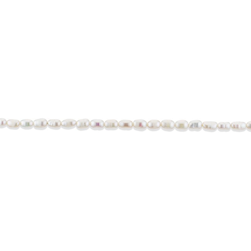 Main Image 2 of Sterling Silver 6.7+1" Cultured Freshwater Pearl Beaded Bracelet