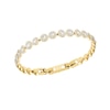 Thumbnail Image 1 of Swarovski Angelic Yellow Gold 7 Inch Crystal Bracelet