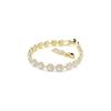 Thumbnail Image 1 of Swarovski Angelic Yellow Gold 7 Inch Crystal Bracelet