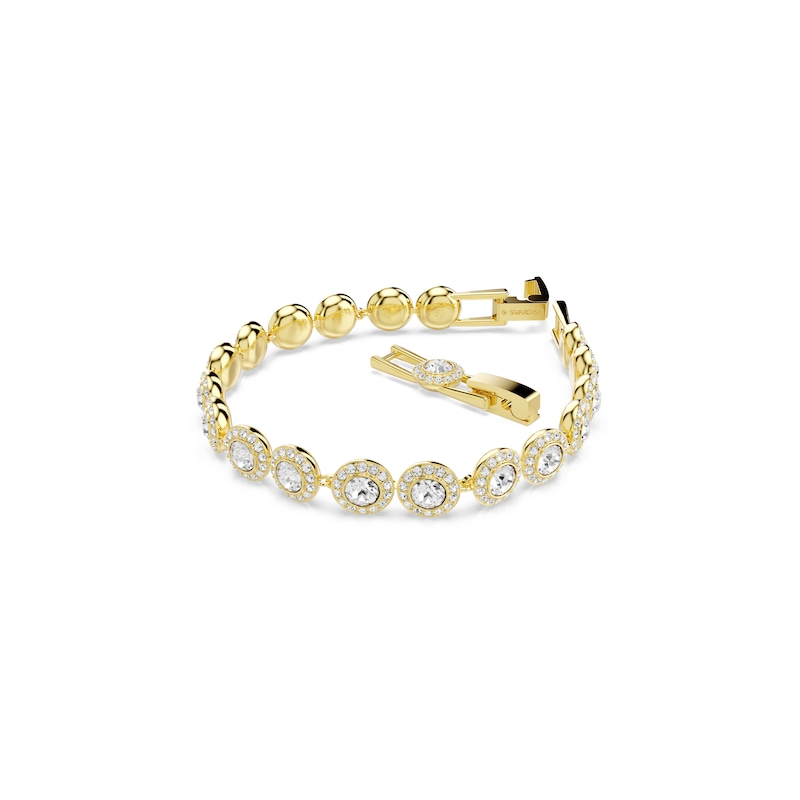 Swarovski Angelic Yellow Gold 7 Inch Crystal Bracelet