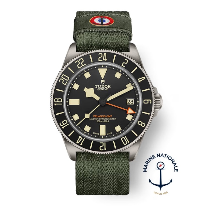 Main Image 1 of TUDOR Pelagos FXD GMT Green Fabric Strap Watch