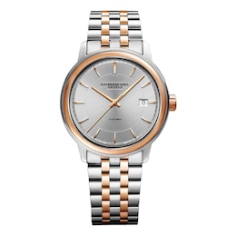 Raymond Weil Maestro Men's Silver Dial & Two Tone Bracelet Watch Raymond Weil Maestro Men's Silver Dial & Two Tone Bracelet Watch