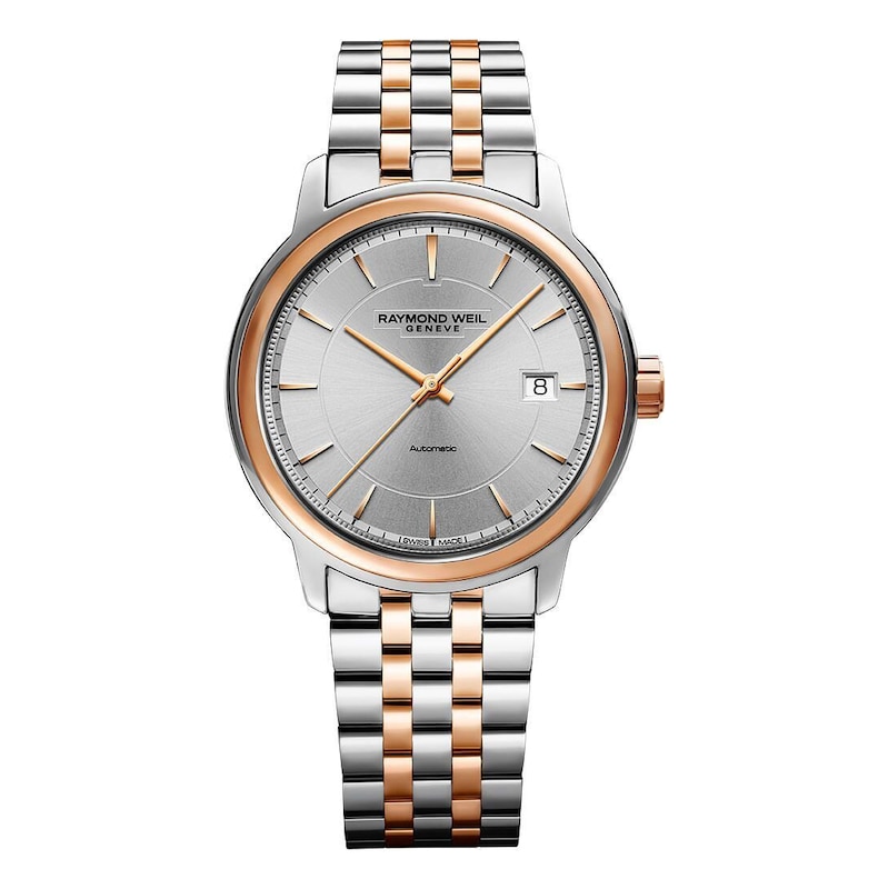 Raymond Weil Maestro Men's Silver Dial & Two-Tone Bracelet Watch