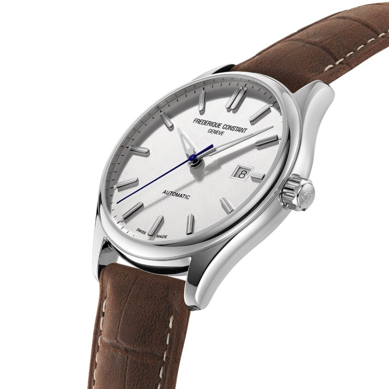 Frederique Constant Classics Men's Brown Leather Strap Watch