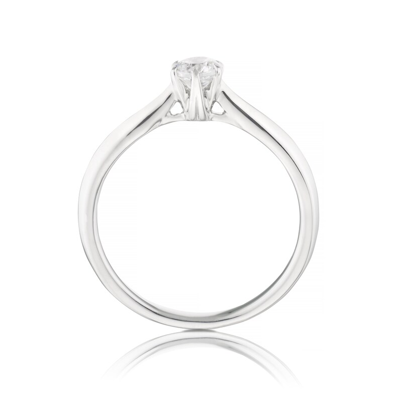 Main Image 3 of Engagement Ring Eternal Diamond 18ct White Gold 0.25ct Total Solitaire Ring