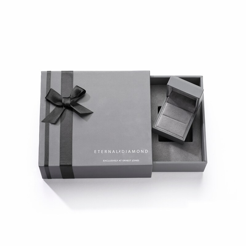 Main Image 4 of Engagement Ring Eternal Diamond 18ct White Gold 0.25ct Total Solitaire Ring