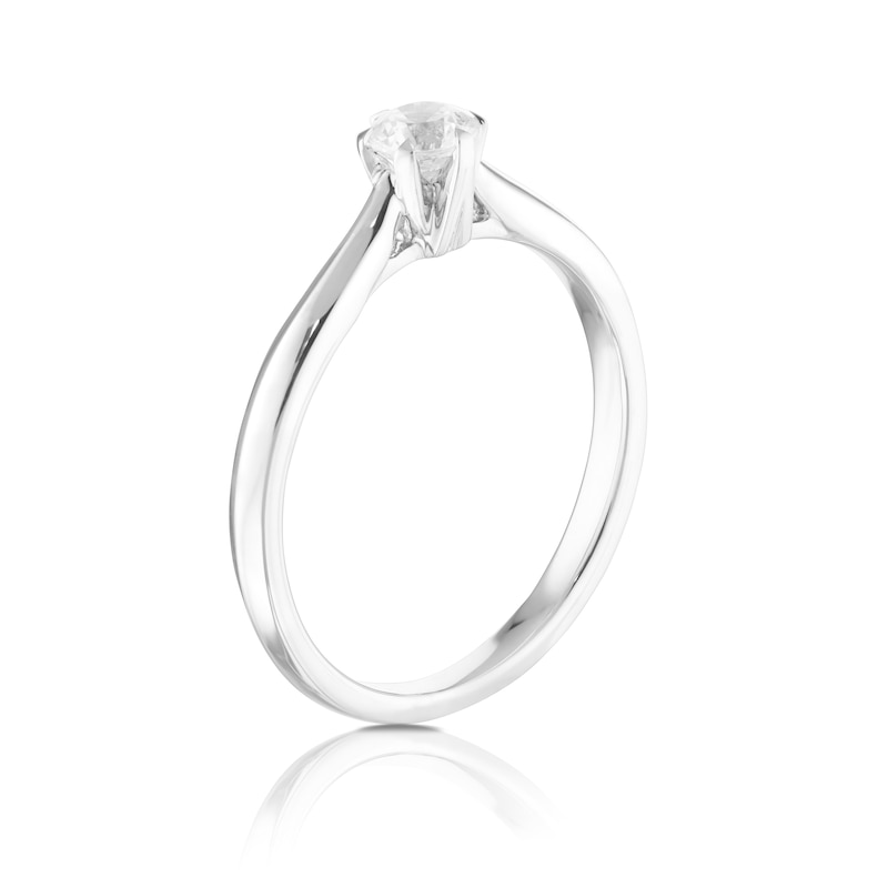 Eternal Diamond 18ct White Gold 0.33ct Total Solitaire Ring