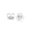 Thumbnail Image 2 of 9ct White Gold 0.33ct Diamond Rectangle Cluster Stud Earrings