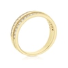 Thumbnail Image 3 of 9ct Yellow Gold Double Row Eternity 0.50ct Diamond Ring