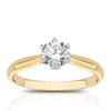 Thumbnail Image 1 of Engagement Ring Eternal Diamond 18ct Gold 0.66ct Total Solitaire Ring