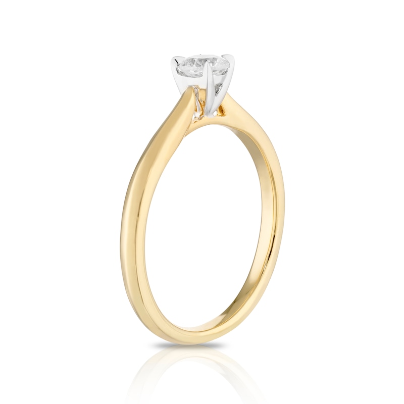 Eternal Diamond 18ct Gold 0.33ct Total Solitaire Ring