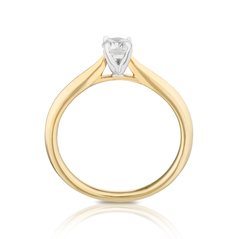Eternal Diamond 18ct Gold 0.33ct Total Solitaire Ring