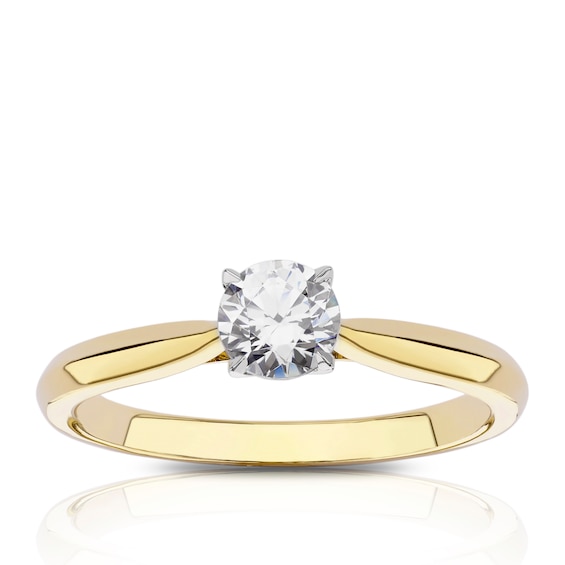 Eternal Diamond 18ct Gold 0.50ct Total Solitaire Ring