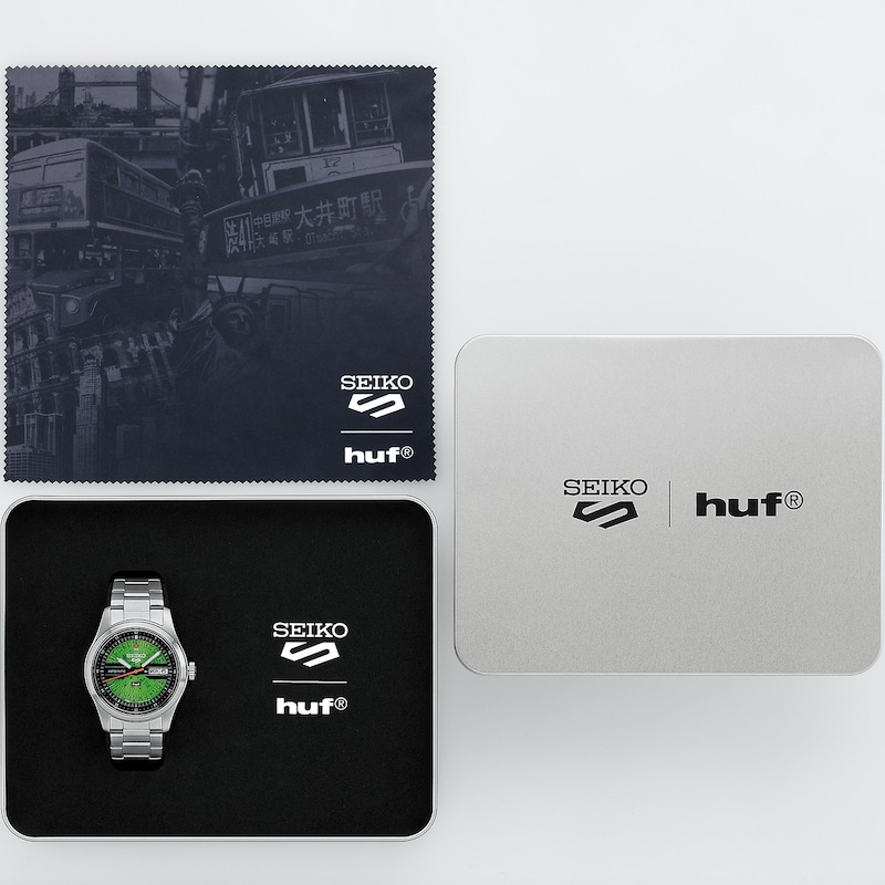 Main Image 10 of Seiko 5 Sports x HUF II Stainless Steel Limited Edition Watch