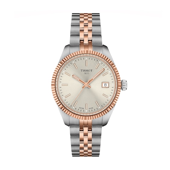 Women's Tissot Ballade 34Mm Two Tone Bracelet Watch
