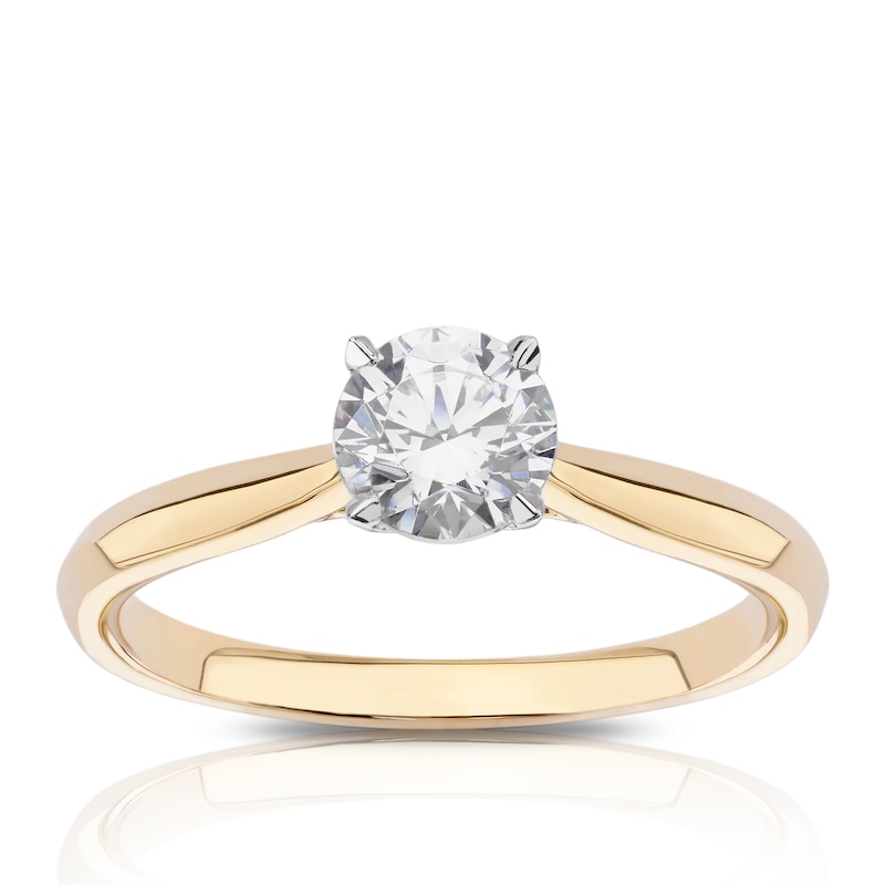 Eternal Diamond 18ct Gold 0.66ct Total Solitaire Ring