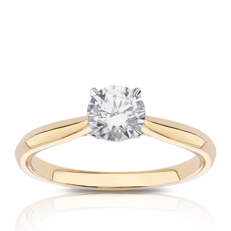 Eternal Diamond 18ct Gold 0.66ct Total Solitaire Ring