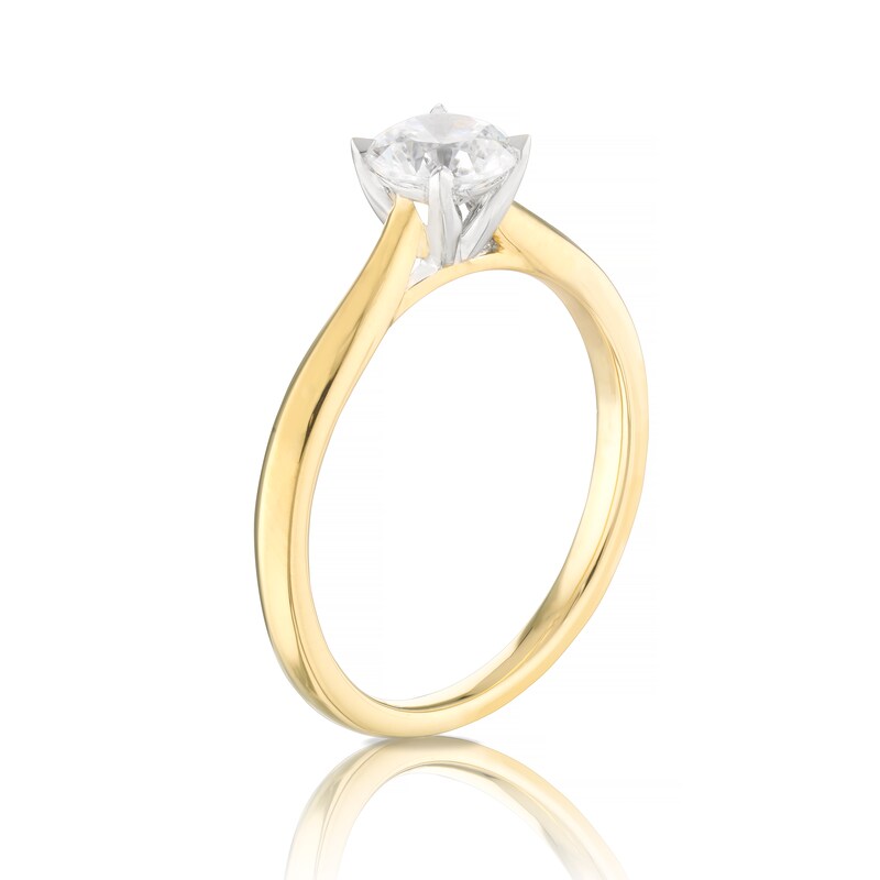 Eternal Diamond 18ct Gold 0.66ct Total Solitaire Ring