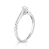 Thumbnail Image 2 of Engagement Ring Eternal Diamond 18ct White Gold 0.50ct Total Four Claw Ring