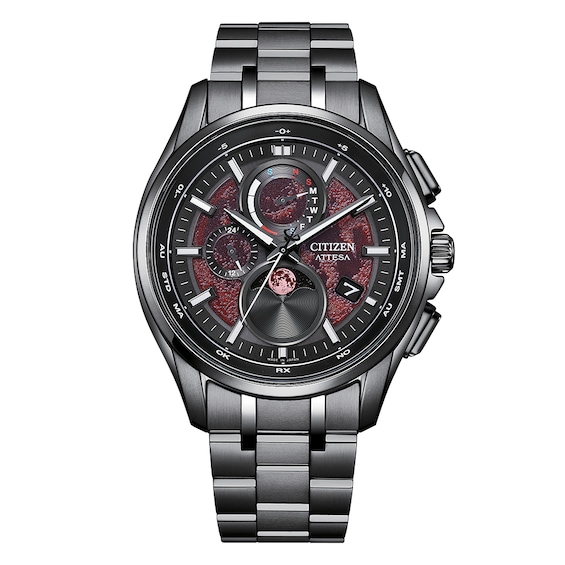 Men's Citizen Attesa Shades Of Red & Grey Super Titanium Limited Edition Watch