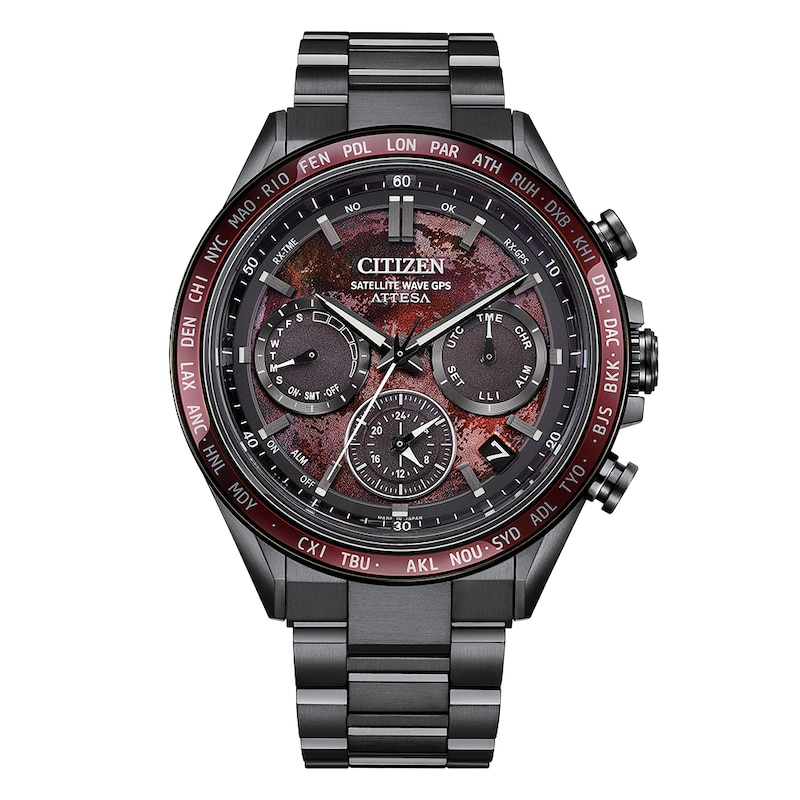 Main Image 1 of Citizen Attesa Chronograph Shades of Red & Grey Super Titanium Limited Edition Watch