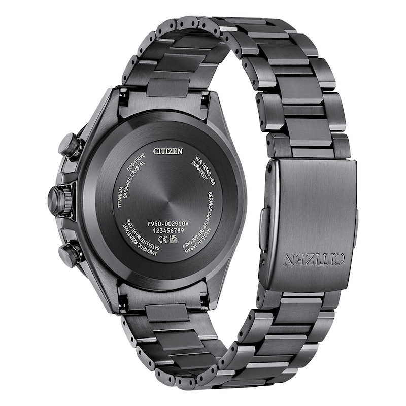 Main Image 4 of Citizen Attesa Chronograph Shades of Red & Grey Super Titanium Limited Edition Watch