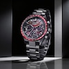 Thumbnail Image 5 of Citizen Attesa Chronograph Shades of Red & Grey Super Titanium Limited Edition Watch