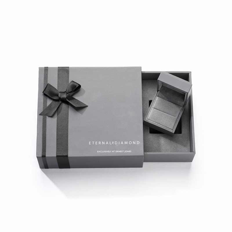 Main Image 4 of Engagement Ring Eternal Diamond 18ct White Gold 0.50ct Total Six Claw Ring