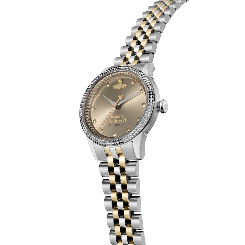 Main Image 3 of Vivienne Westwood Little Seymour Warm Grey Dial & Two Tone Bracelet Watch