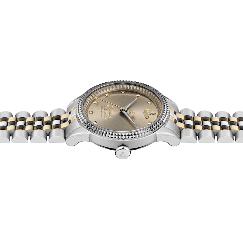 Main Image 4 of Vivienne Westwood Little Seymour Warm Grey Dial & Two Tone Bracelet Watch