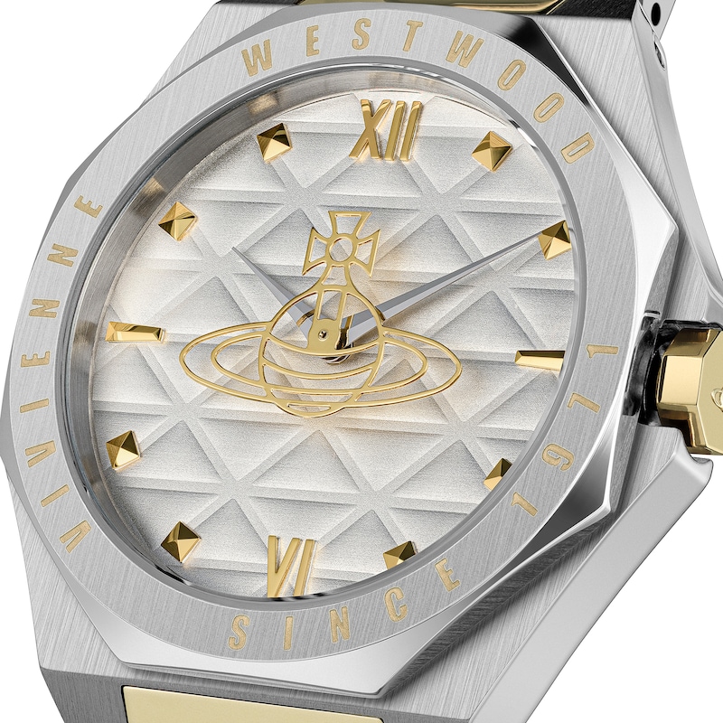 Main Image 2 of Vivienne Westwood The Aldgate White Dial & Two Tone Stainless Steel Bracelet Watch