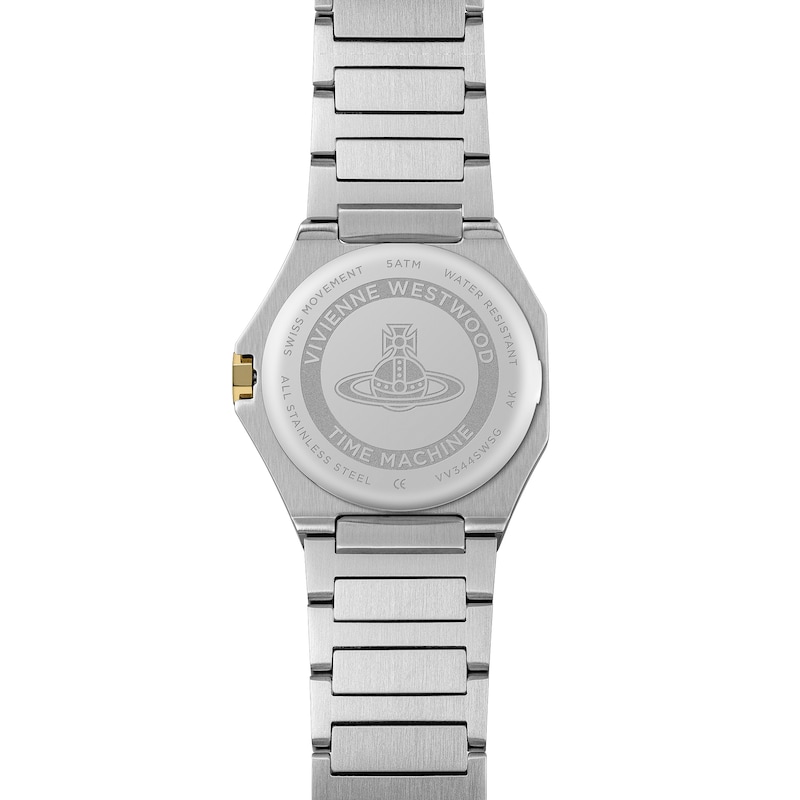 Main Image 6 of Vivienne Westwood The Aldgate White Dial & Two Tone Stainless Steel Bracelet Watch