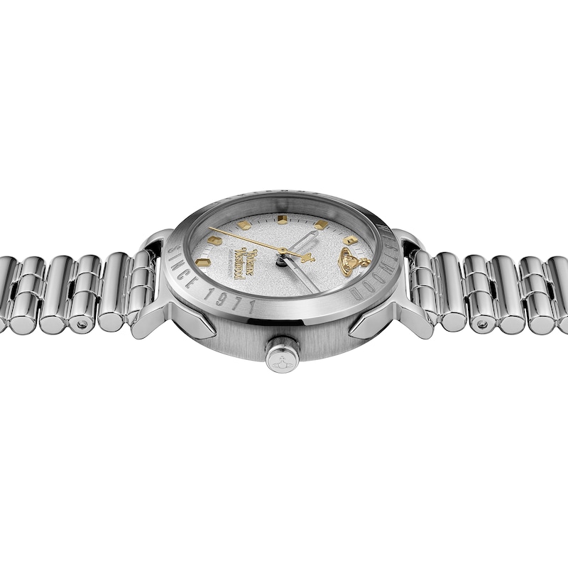 Main Image 4 of Vivienne Westwood The Chelsea White Dial & Stainless Steel Bracelet Watch