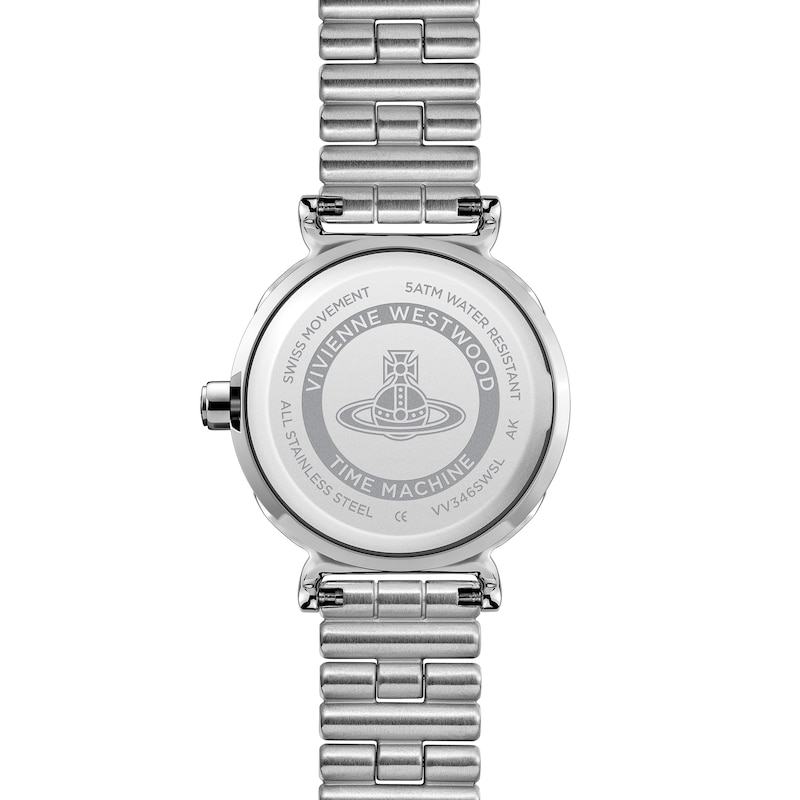 Main Image 6 of Vivienne Westwood The Chelsea White Dial & Stainless Steel Bracelet Watch
