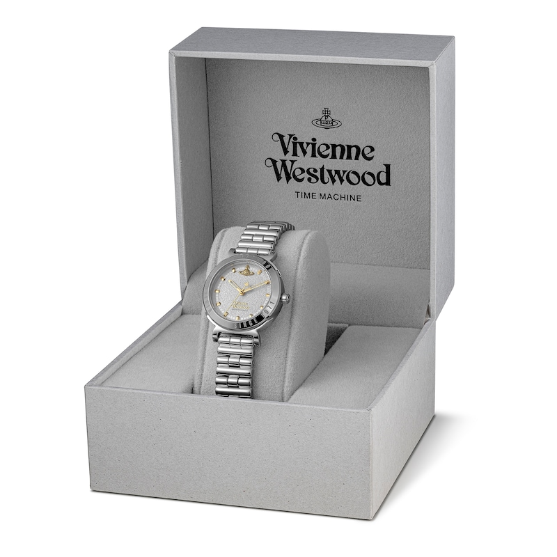 Main Image 7 of Vivienne Westwood The Chelsea White Dial & Stainless Steel Bracelet Watch