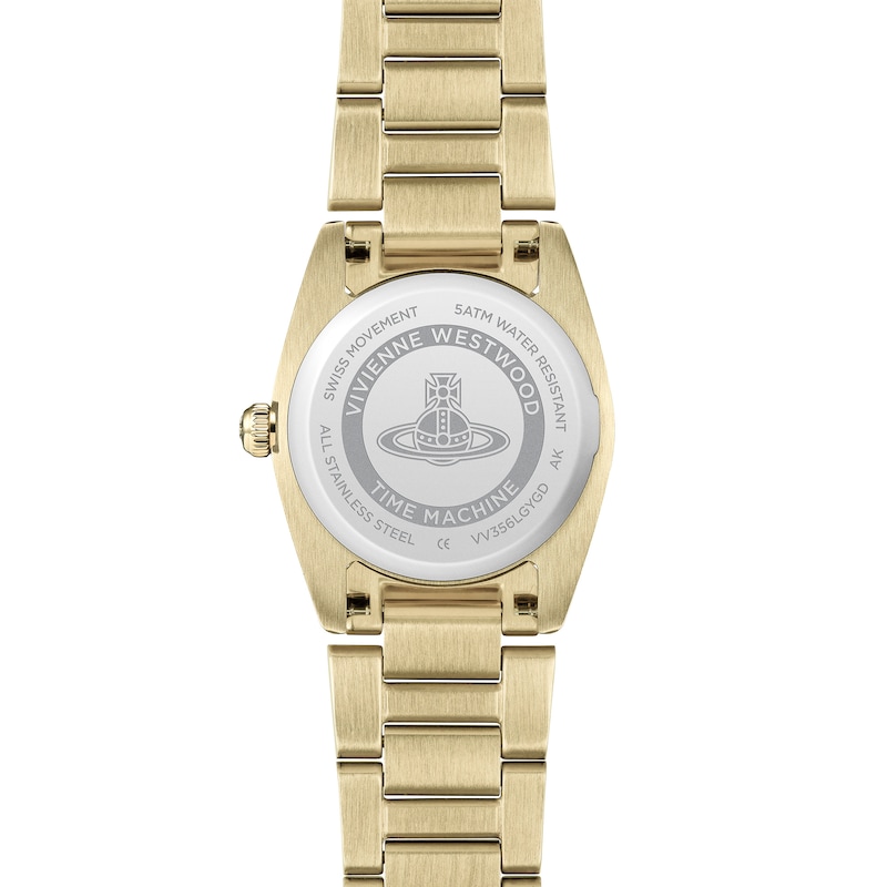 Main Image 6 of Vivienne Westwood The Tavistock Champagne Sunray Dial & Gold Tone Bracelet Watch