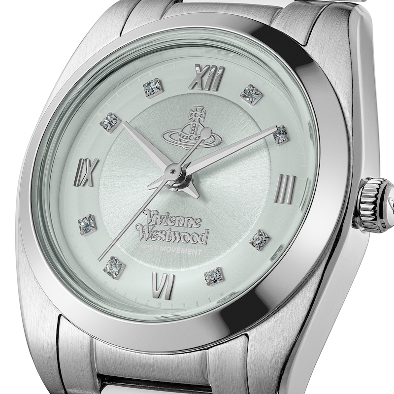 Main Image 2 of Vivienne Westwood The Tavistock Pale Green Sunray Dial & Stainless Steel Bracelet Watch