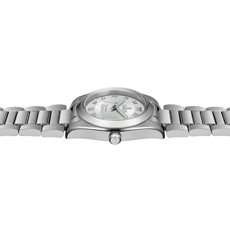 Main Image 4 of Vivienne Westwood The Tavistock Pale Green Sunray Dial & Stainless Steel Bracelet Watch