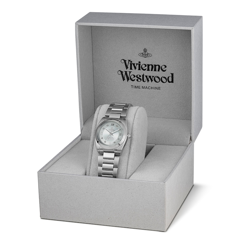 Main Image 7 of Vivienne Westwood The Tavistock Pale Green Sunray Dial & Stainless Steel Bracelet Watch