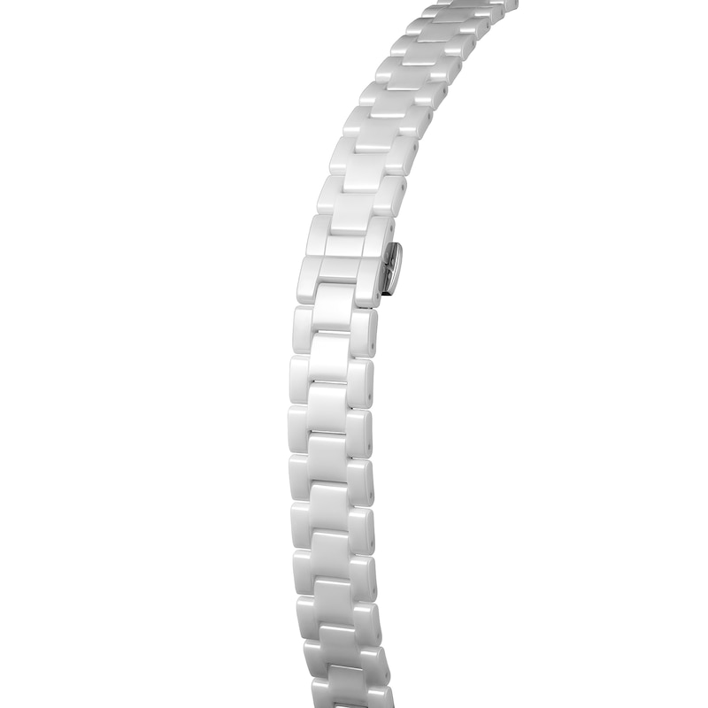 Main Image 5 of Vivienne Westwood Fenchurch Ceramica Light Pink Dial & White Ceramic Bracelet Watch