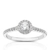 Thumbnail Image 0 of Eternal Diamond 18ct White Gold 0.50ct Total Round Halo Ring