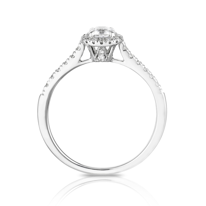 Eternal Diamond 18ct White Gold 0.50ct Total Round Halo Ring