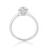 Thumbnail Image 2 of Eternal Diamond 18ct White Gold 0.40ct Total Halo Ring