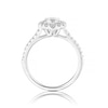 Thumbnail Image 3 of Engagement Ring Eternal Diamond Platinum 1ct Total Halo Ring