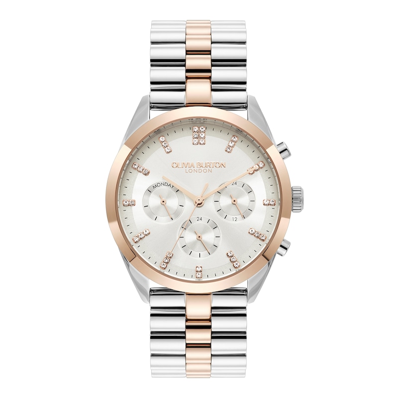 Main Image 1 of Olivia Burton City Classic 38mm Stainless Steel & Rose Gold Tone Multifunction Watch