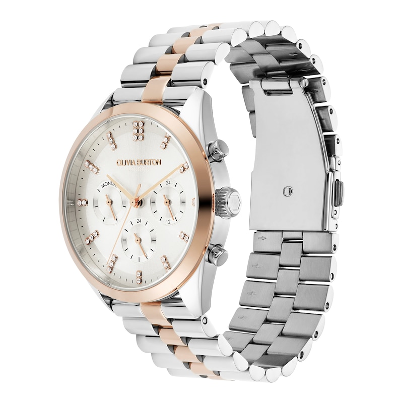 Main Image 2 of Olivia Burton City Classic 38mm Stainless Steel & Rose Gold Tone Multifunction Watch