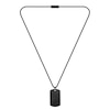 Thumbnail Image 2 of BOSS Black IP Stainless Steel 24 Inch ID Dog Tag Necklace