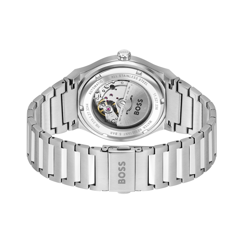 Main Image 2 of BOSS Candor 41mm Automatic Blue Dial & Stainless Steel Bracelet Watch