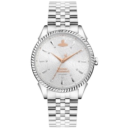 Vivienne Westwood Seymour 38mm Silver Dial & Stainless Steel Bracelet Watch